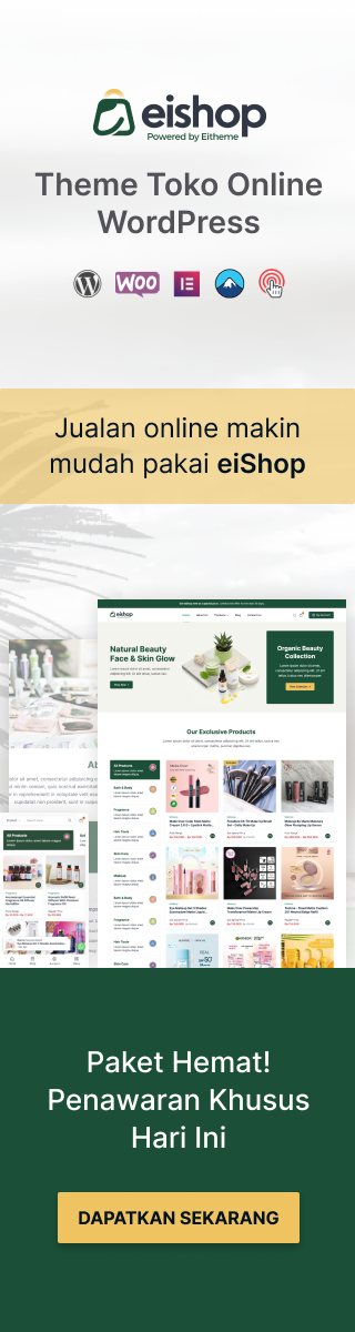 eiShop - Theme Toko Online WordPress